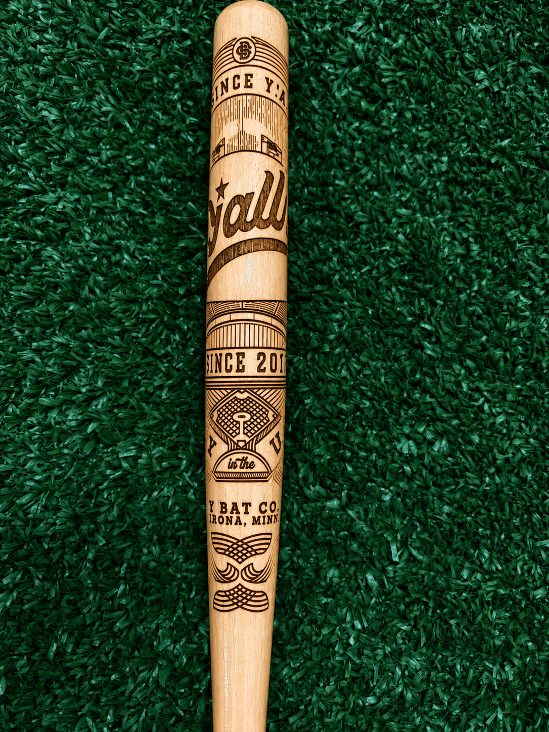 Established in 2020 Laser Engraved Mini Bat