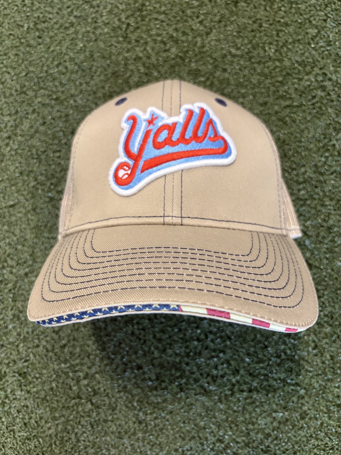 Patriotic Khaki Cap