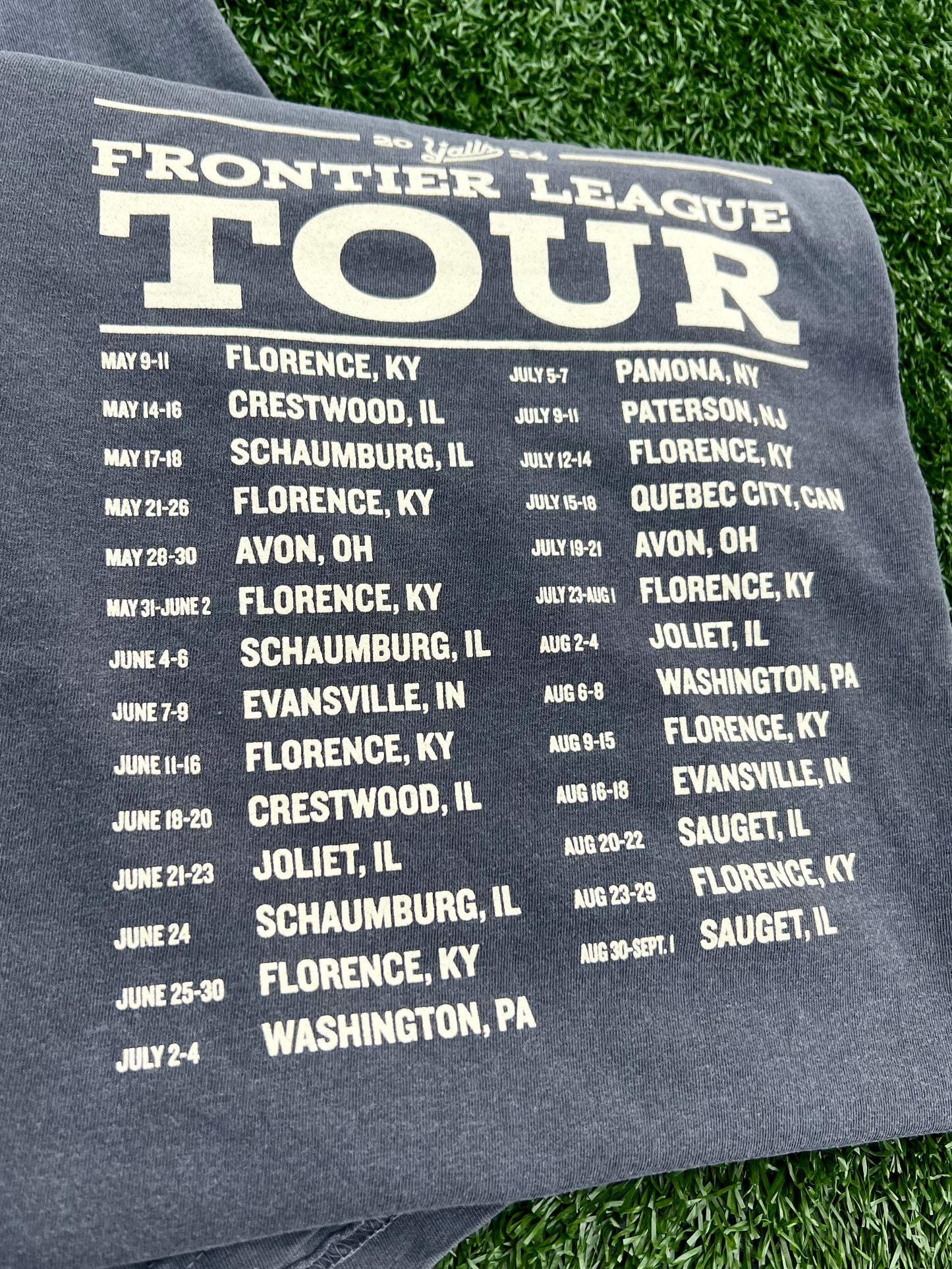 2024 Y'alls Season Tour Tee