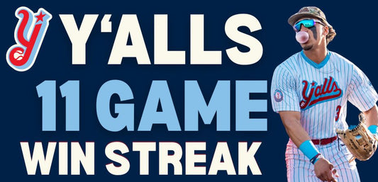 Y’ALLS SURGE TO 11-GAME WIN-STREAK