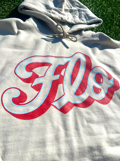 "Flo" City Cream Hoodie