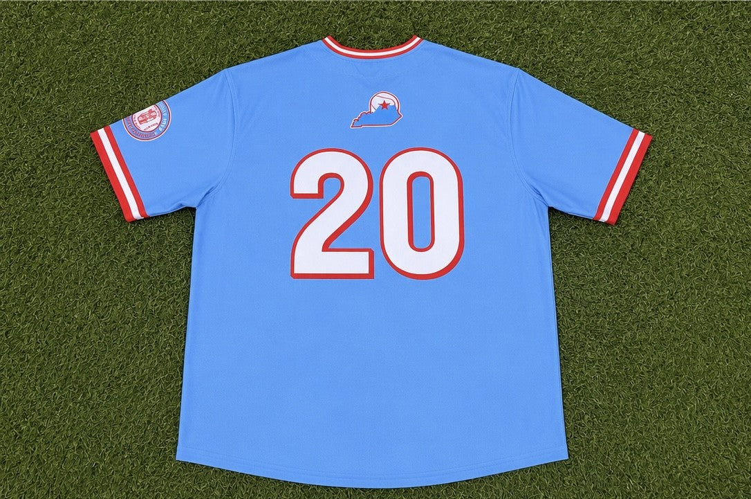 Youth Blue Authentic Y'alls Jersey