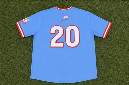 Youth Blue Authentic Y'alls Jersey