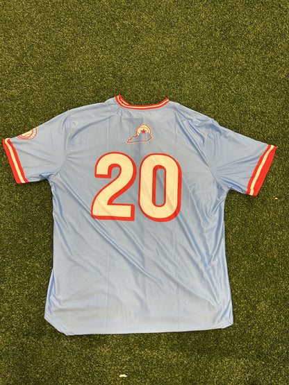 Adult Official Blue Y'alls Replica Jersey