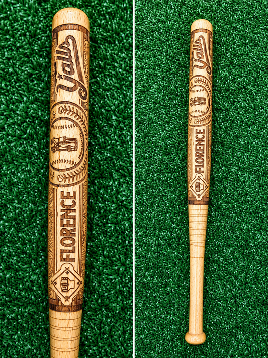 Florence Y'alls Laser Engraved Bat