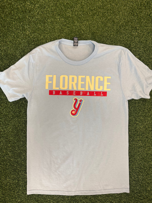 Light Blue Florence Baseball Tee