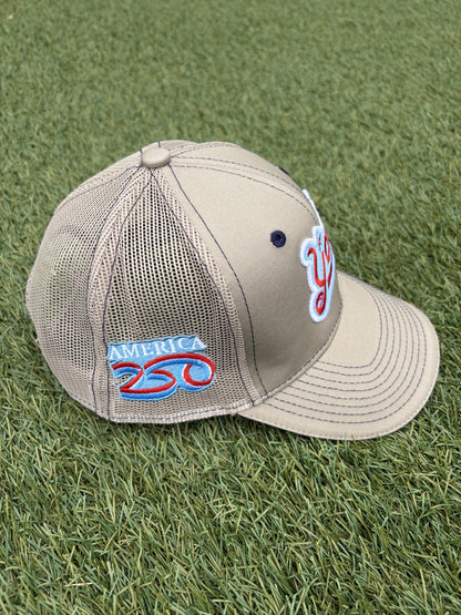 Patriotic Khaki Cap