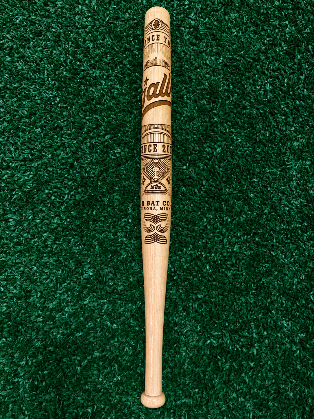 Established in 2020 Laser Engraved Mini Bat