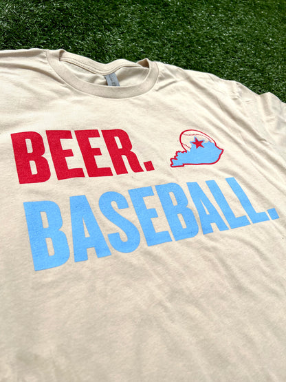 Beer. Baseball. Tee